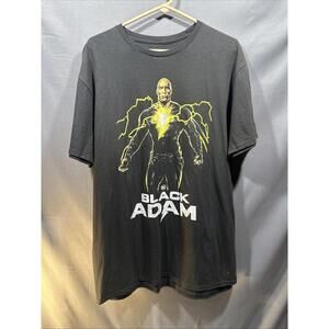 DC Comics Men's Black Adam graphic T-shirt XL #140